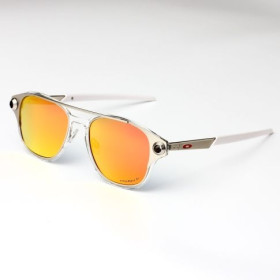 Oakley Coldfuse Sunglasses White Frame Prizm Ruby Lenses