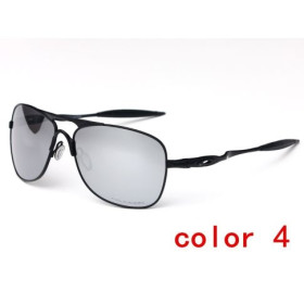 Oakley Crosshair Sunglasses Black Frame Iridium Grey Lenses