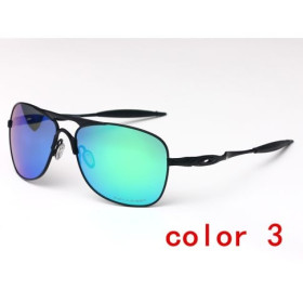 Oakley Crosshair Sunglasses Black Frame Polarized Blue Lenses