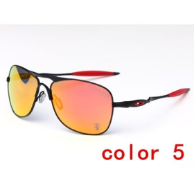 Oakley Crosshair Sunglasses Black Frame Polarized Ruby Lenses