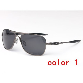 Oakley Crosshair Sunglasses Gunmetal Frame Polarized Grey Lenses