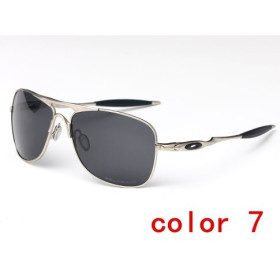 Oakley Crosshair Sunglasses Rose Gold Frame Polarized Grey Lenses