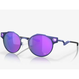 Oakley Deadbolt Sunglasses Matte Navy Frame Prizm Violet Lenses