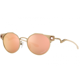 Oakley Deadbolt Sunglasses Satin Light Gold Frame Prizm Rose Gold Lenses