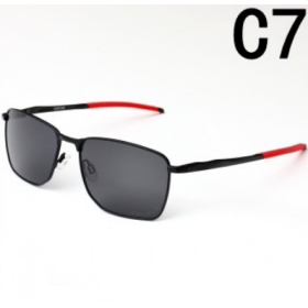 Oakley Ejector Sunglasses Black Red Frame Prizm Black Lenses