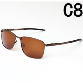 Oakley Ejector Sunglasses Pewter Frame Prizm Brown Lenses