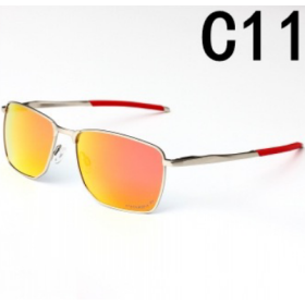 Oakley Ejector Sunglasses Satin Chrome Frame Prizm Ruby Lenses
