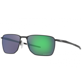 Oakley Ejector Sunglasses Satin Light Steel Frame Prizm Jade Lenses