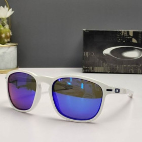 Oakley Enduro Sunglasses White Frame Polarized Deep Blue Lenses