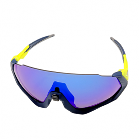 Oakley Flight Jacket Sunglasses OO9401 Navy Frame Prizm Sapphire Lens
