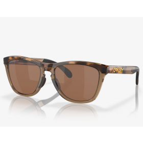 Oakley Frogskins Range Sunglasses Brown Tortoise/Brown Smoke Frame Prizm Tungsten Polarized Lenses