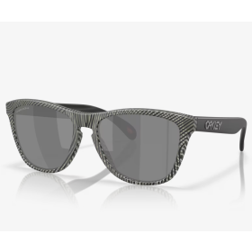 Oakley Frogskins Sunglasses Matte Grey Ink Fingerprint Frame Prizm Black Lenses