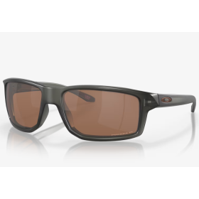 Oakley Gibston Sunglasses Matte Grey Smoke Frame Prizm Tungsten Polarized Lenses