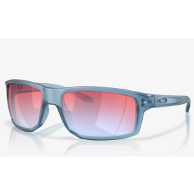 Oakley Gibston Sunglasses Matte Transparent Stonewash Frame Prizm Snow Sapphire Lenses