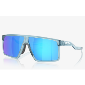 Oakley Helux Sunglasses Transparent Stonewash Frame Prizm Sapphire Lenses