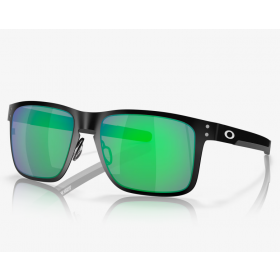 Oakley Holbrook Metal Sunglasses Matte Black Frame Jade Iridium Lenses