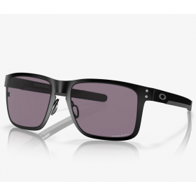 Oakley Holbrook Metal Sunglasses Matte Black Frame Prizm Grey Lenses