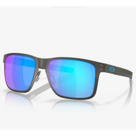 Oakley Holbrook Metal Sunglasses Matte Gunmetal Frame Prizm Sapphire Polarized Lenses
