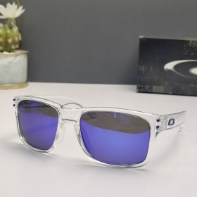 Oakley Holbrook Sunglasses Crystal Frame Polarized Deep Blue Lens