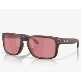 Oakley Holbrook Sunglasses Matte Grenache Frame Prizm Dark Golf Lenses