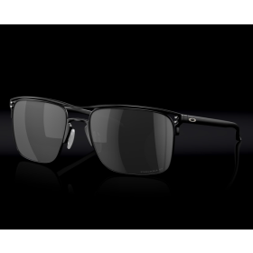 Oakley Holbrook TI Sunglasses Satin Black Frame Prizm Black Polarized Lenses