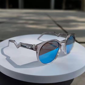 Oakley HSTN Sunglasses Gray Ink Frame Prizm Sapphire Lenses