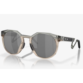 Oakley HSTN Sunglasses Grey Ink Sepia Frame Prizm Black Lenses