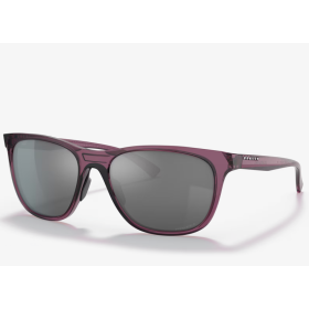 Oakley Leadline Sunglasses Trans Indigo Frame Prizm Black Lenses