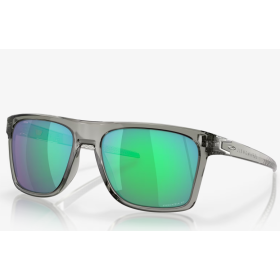Oakley Leffingwell Sunglasses Grey Ink Frame Prizm Jade Polarized Lenses