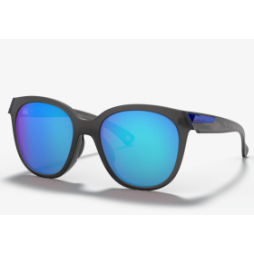Oakley Low Key Sunglasses Team Usa Matte Grey Smoke Frame Prizm Sapphire Lenses