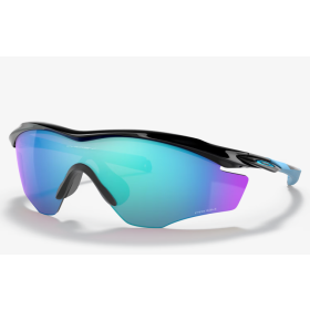 Oakley M2 Frame Sunglasses Polished Black Frame Prizm Sapphire Lenses