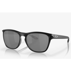 Oakley Manorburn Sunglasses Matte Black Frame Prizm Black Polarized Lenses