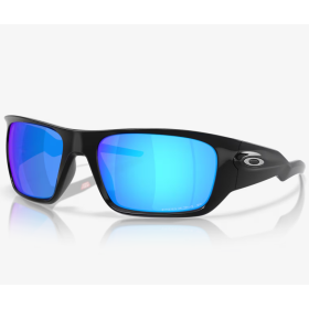 Oakley Masseter Sunglasses Polished Black Frame Prizm Sapphire Polarized Lenses
