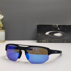 Oakley Mercenary Sunglasses Matte Black Frame Prizm Deep Blue Lenses