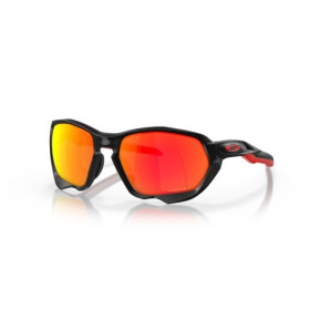 Oakley Plazma Sunglasses Matte Black Ink Frame Prizm Ruby Lenses