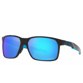 Oakley Portal X Sunglasses Polished Black Frame Prizm Sapphire Lenses