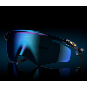 Oakley QNTM Kato Sunglasses Transparent Stonewash Frame Prizm Sapphire Lenses