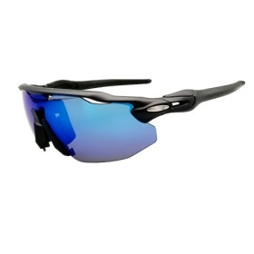 Oakley Radar EV Advancer Sunglasses OO9442 Black Frame Prizm Sapphire Lens