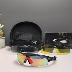 Oakley Radar Path Sunglasses Polished Black Frame Galaxy Ruby Lenses