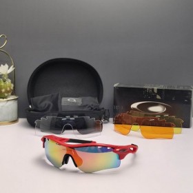 Oakley RadarLock Path Sunglasses OO9181 Red Frame Prizm Galaxy Gold Lenses