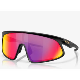 Oakley RSLV Sunglasses Matte Black Frame Prizm Road Lenses