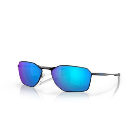 Oakley Savitar Sunglasses Satin Black Frame Prizm Sapphire Polarized Lenses