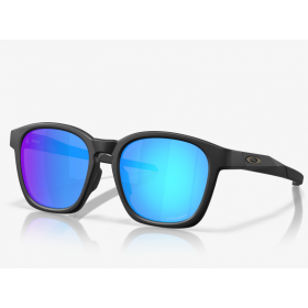 Oakley Shackle Sunglasses Matte Black Frame Prizm Sapphire Lenses