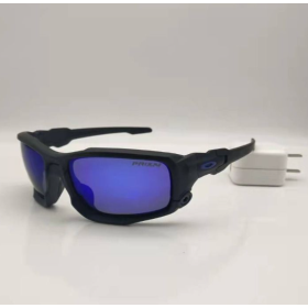 Oakley SI Ballistic Shocktube Sunglasses OO9329 Black Frame Polarized Blue Lens