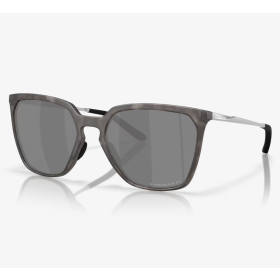 Oakley Sielo SQ Sunglasses Matte Black Tortoise Frame Prizm Black Polarized Lenses
