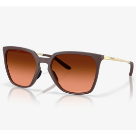 Oakley Sielo SQ Sunglasses Matte Grenache Frame Prizm Brown Gradient Lenses