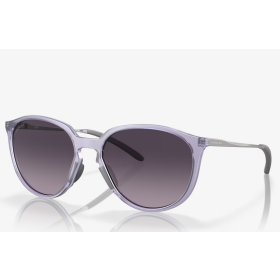 Oakley Sielo Sunglasses Matte Lilac Frame Prizm Grey Gradient Lenses