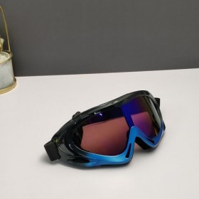Oakley Ski Goggles Black Blue Frame Anti-fog Lenses