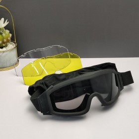 Oakley Ski Goggles Black Frame 3 Interchangeable Lenses