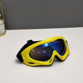 Oakley Ski Goggles Yellow Frame Anti-fog Blue Lenses